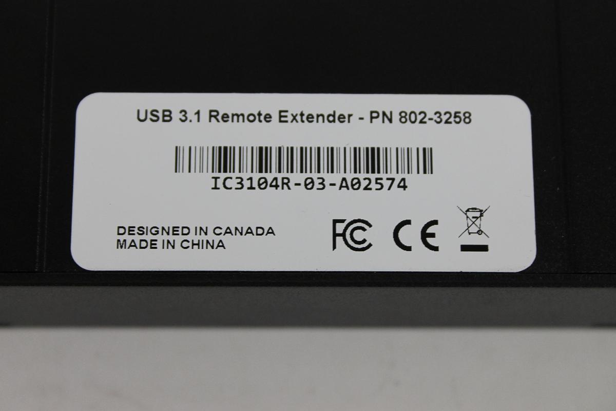 Used Vaddio 802-3259 and 802-3258 USB-3 Local and Remote Extenders
