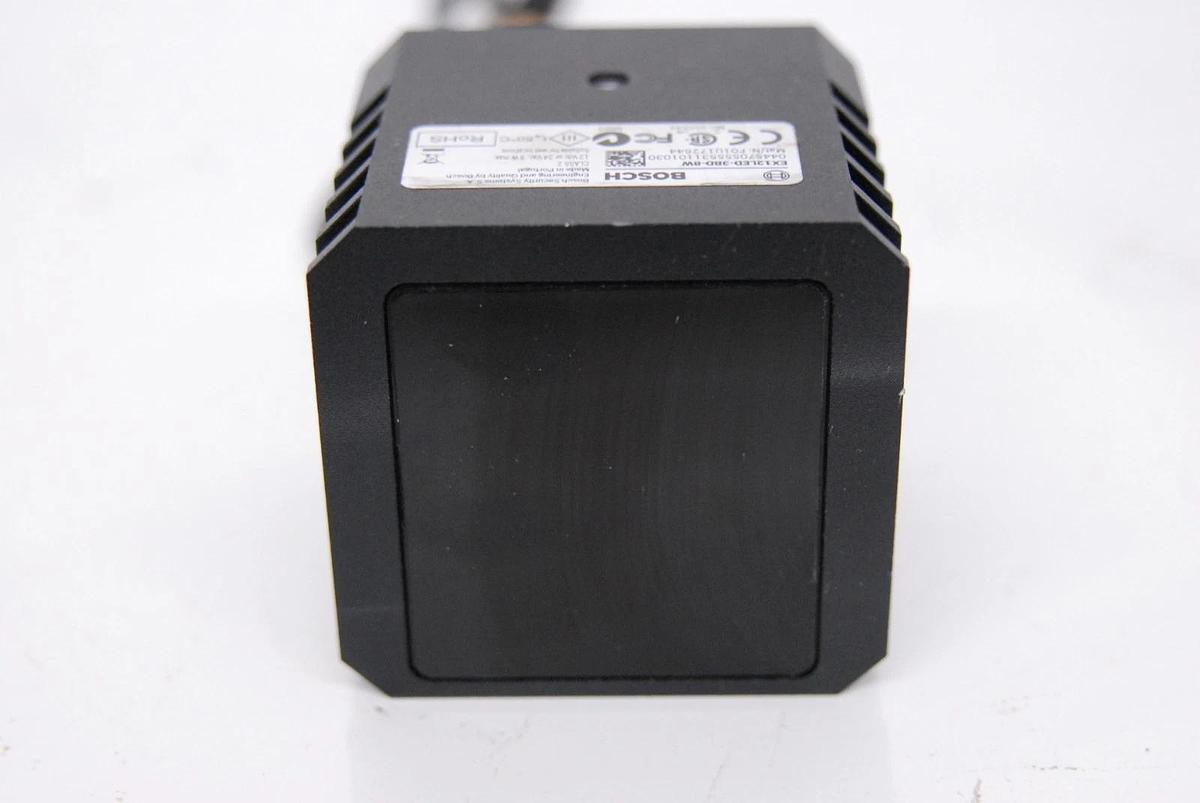 Used Bosch EX12LED-3BD-8W 3D Diffuser Infrared Illuminator W/ TIMS24-02M Power Supply