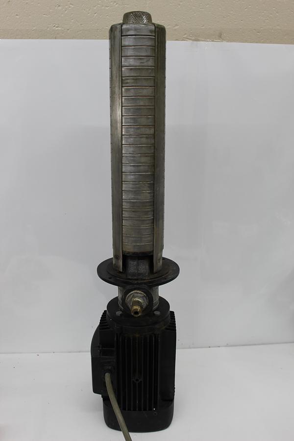 Used Grundfos Vertical Pump CRK2-220/14 U-W-A-AUUV, 3 HP, 2900 RPM, 2.0 GPM