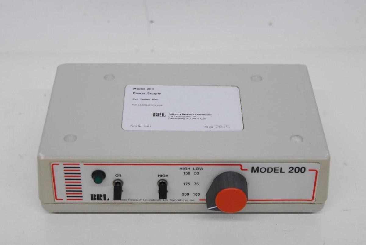 Used Gibco/BRL/Life Tech. Model 200 Electrophoresis Power Supply Series 1061 - TESTED