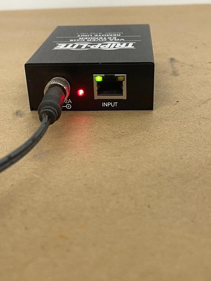 Used Tripp Lite VGA Over Cat5/Cat6 Extender Receiver B132-100-1 37332160126