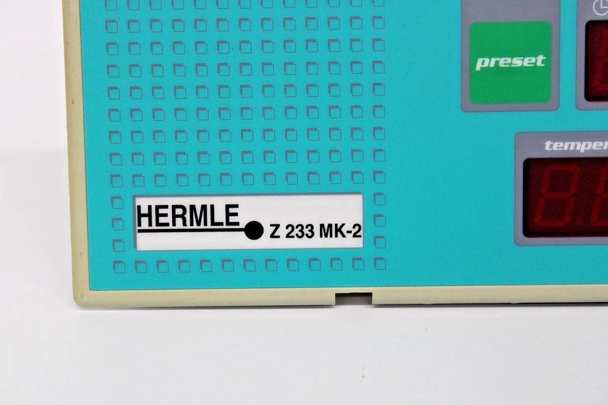 Used Front Panel for Hermle Z 233 MK-2 Centrifuge