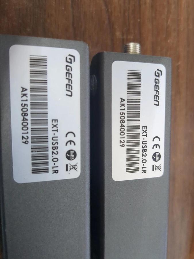 Used Gefen EXT-USB2.0-LR USB Extenders – No Power Adapters Send and Receive Units