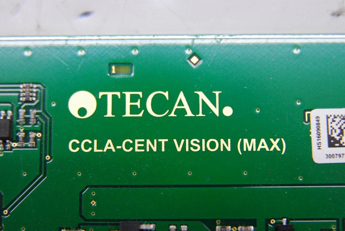 Used Tecan 30079779-02 CCLA-CENT VISION (MAX) Board W/ 2x Tecan 30057499-09 Boards