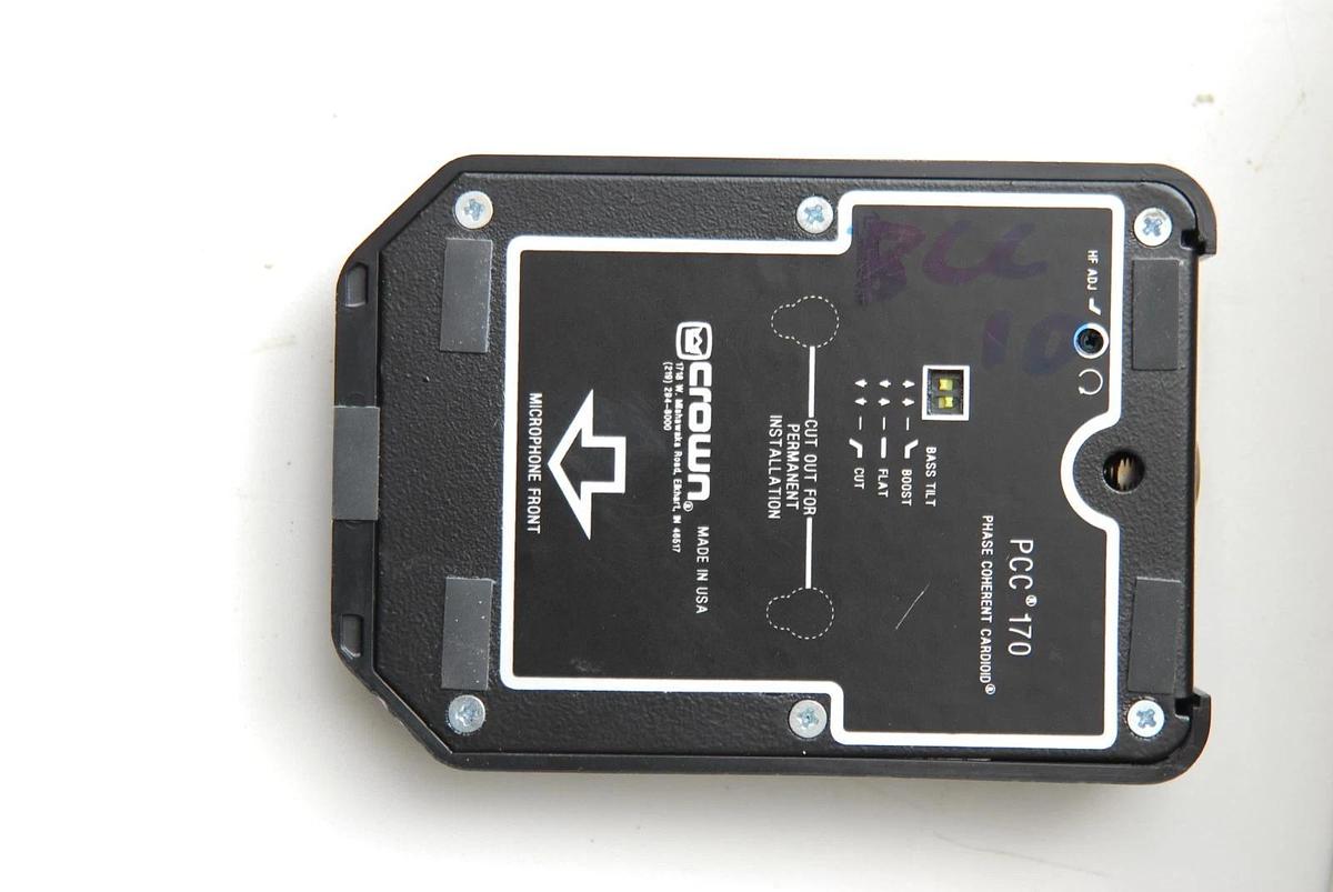 Used Crown PCC-170 Supercardioid Condensor Boundary Microphone Open Box