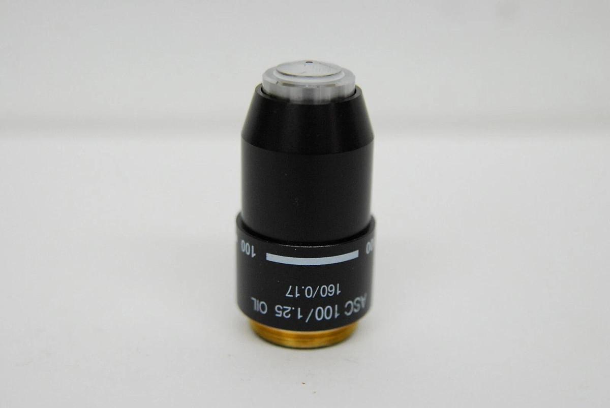Used ASC 100/1.25 OIL 160/0.17 Objective Achromatic Super Contrast