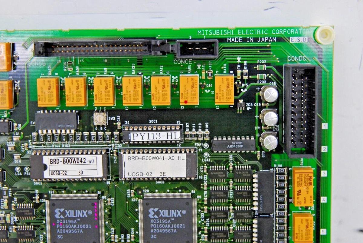 Used Mitsubishi UOSB-02-DWC BY171E648G51 Control Board (RA-90 Wire EDM)