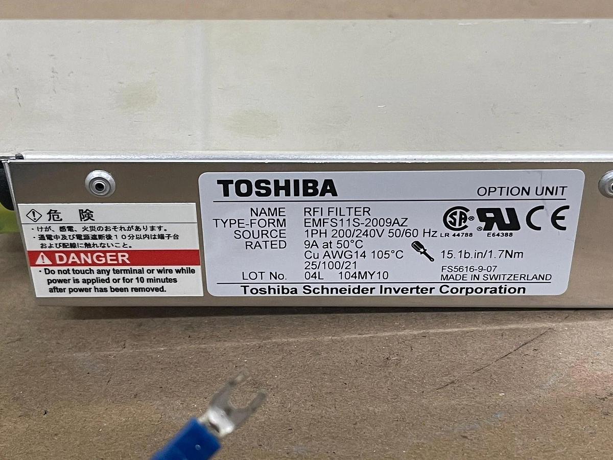 Used Toshiba EMFS11S-2009AZ RFI Filter