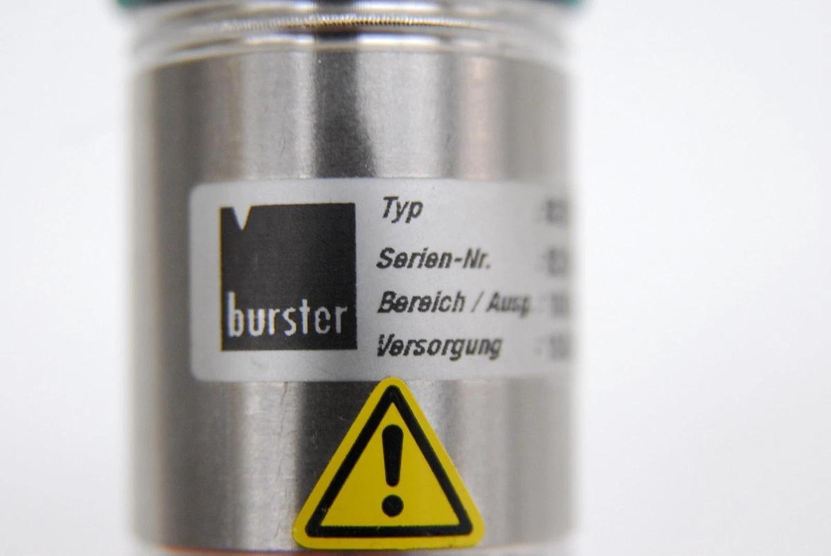 Used Burster 8227-5100-V134 8227 Series 100 bar Pressure Transmitter