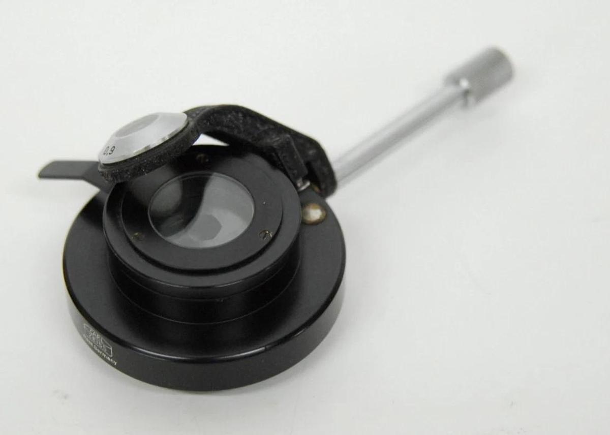 Used Zeiss 46 52 62 0.9 Swing-out Microscope Condenser  - Standard WL