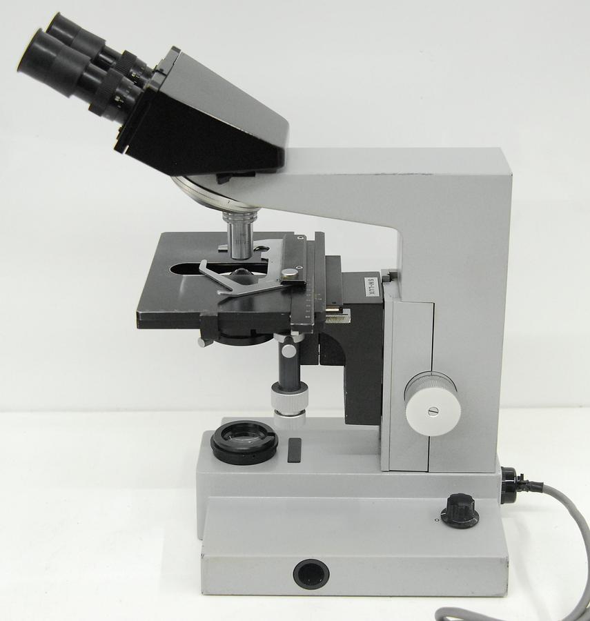 Used Ernst Leitz SM-LUX Binocular Microscope W/ 10x Objective