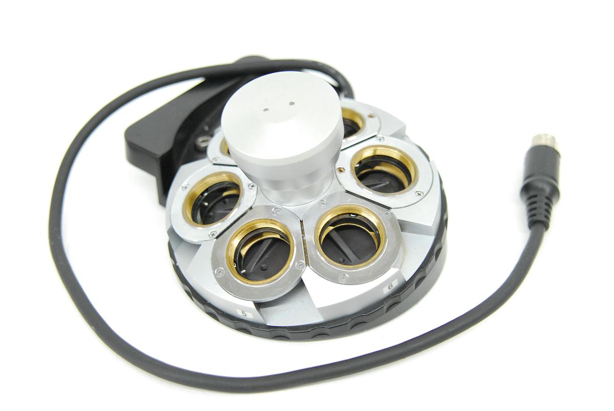 Used Nikon T-ND6-E Microscope Motorized DIC Sextuple Nosepiece (TE2000) - Read Description