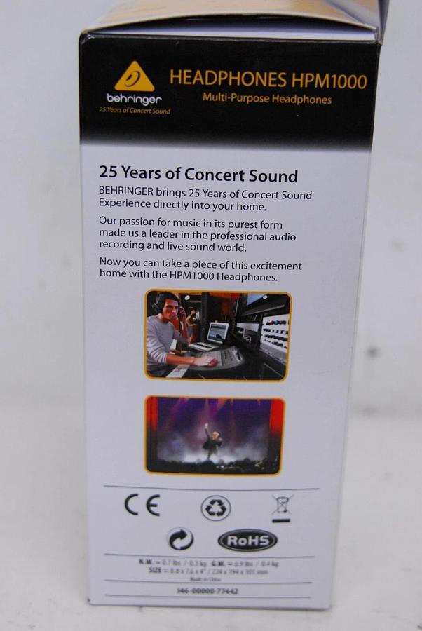 Used Behringer HPM1000 Multi-Purpose Headband Headphones