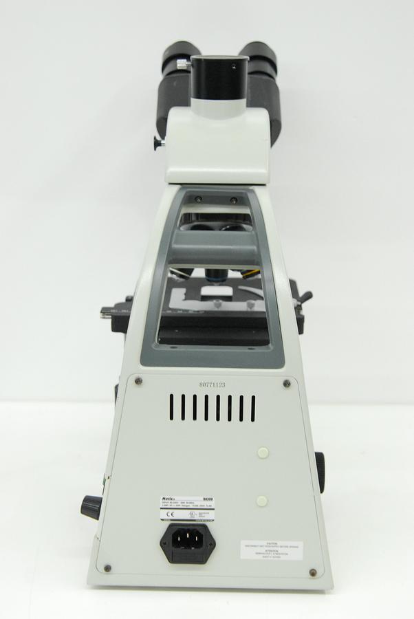 Used Motic BA300 Trinocular Phase Contrast Microscope W/ Plan 4/10/40/100 Objectives