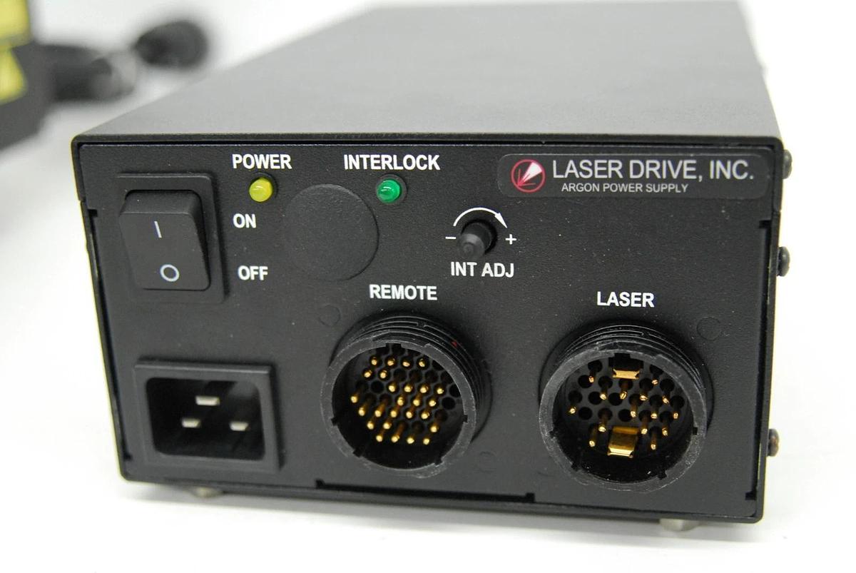 Used JDSU 2211D-015SLBD Air-Cooled Argon Laser W/ Martek 9450-08 Power Supply