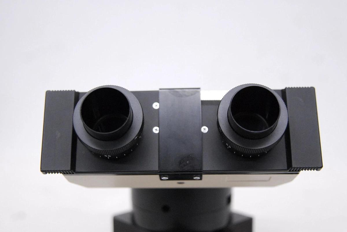 Used Olympus Binocular Microscope Head W/ Spectra-Tech 0047-172D IR-Plan Mount