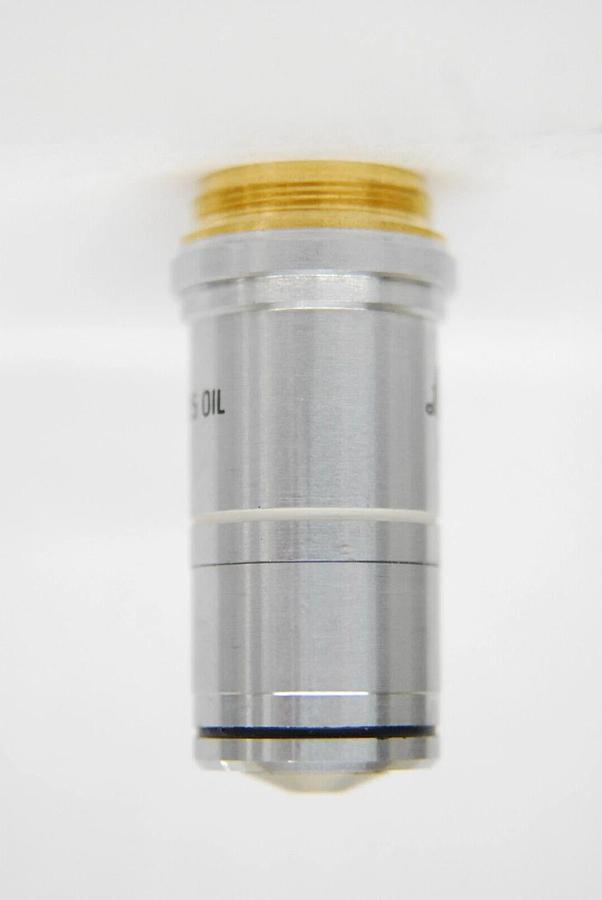 Used Leica PL 100Ph/1.25 Oil ∞/0.17 (1753) Phase Planachromat Microscope Objective