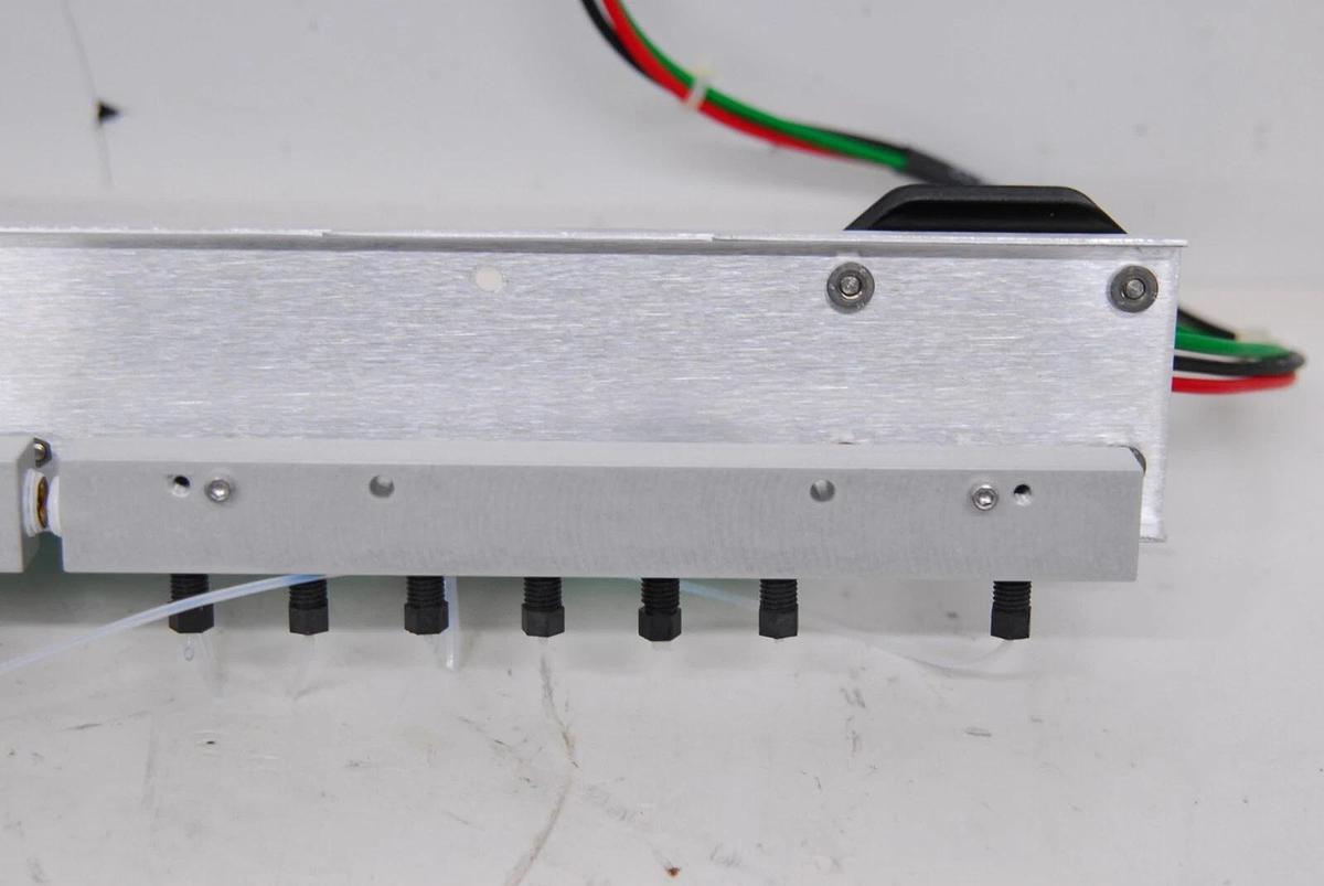 Used Applied Biosystems 600925 REV A Solenoid Manifold W/ Micro Switch 242PC15M