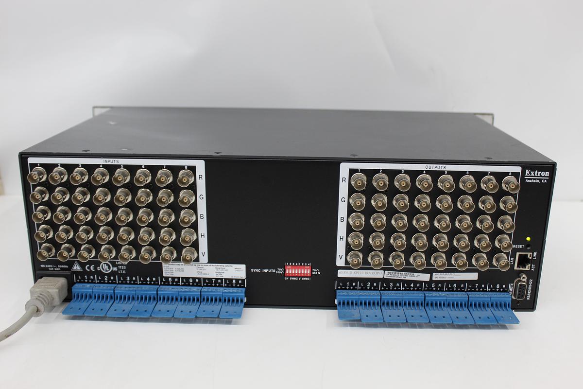 Used Extron CrossPoint Ultra 88 Series Ultra-Wideband Matrix Switcher w/ADSP