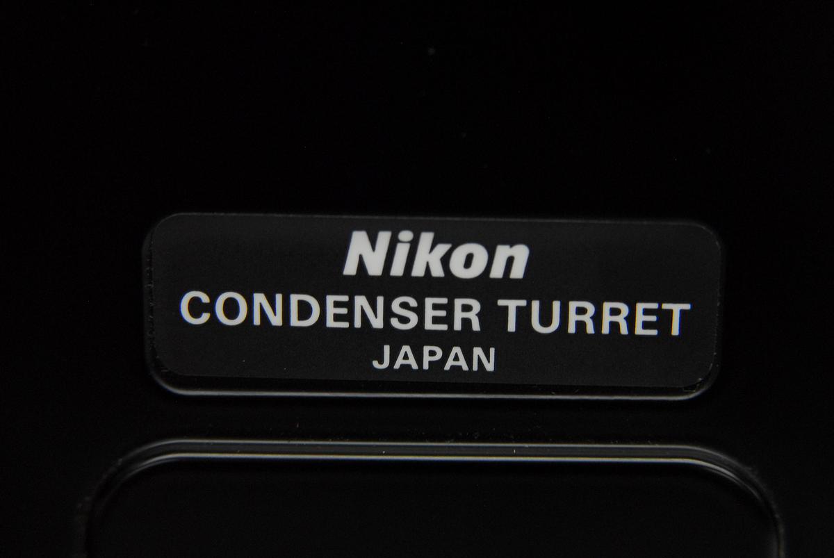 Used Nikon LWD 0.52 Microscope Condenser Turret W/ DIC N2 Prism