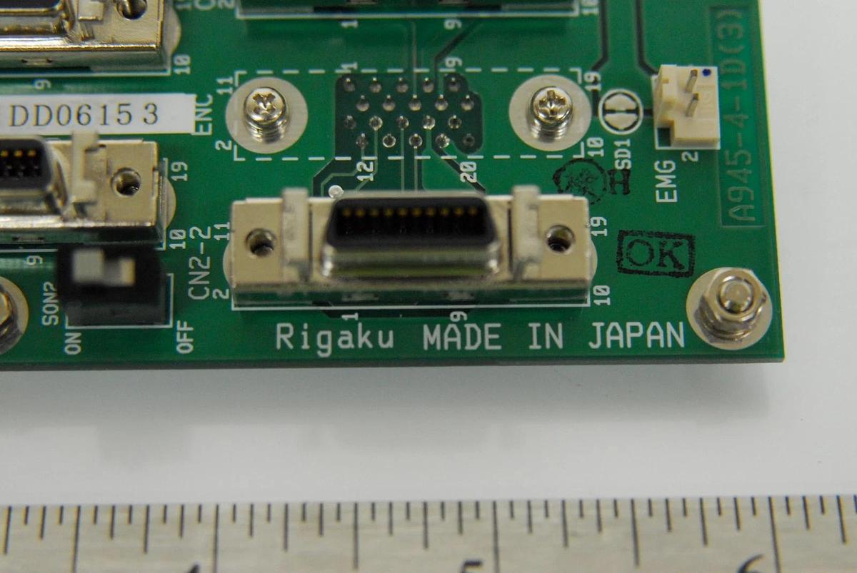 Used Rigaku A945-4-1D(3) PTG CN1/CN2 Communications Board - Ultima-III