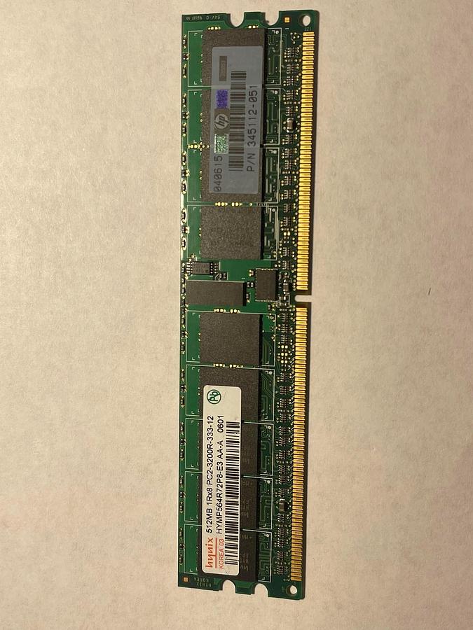 Used 512MB HP 345112-051 Hynix HYMP564R72P8-E3 240-PIN DDR2 SDRAM