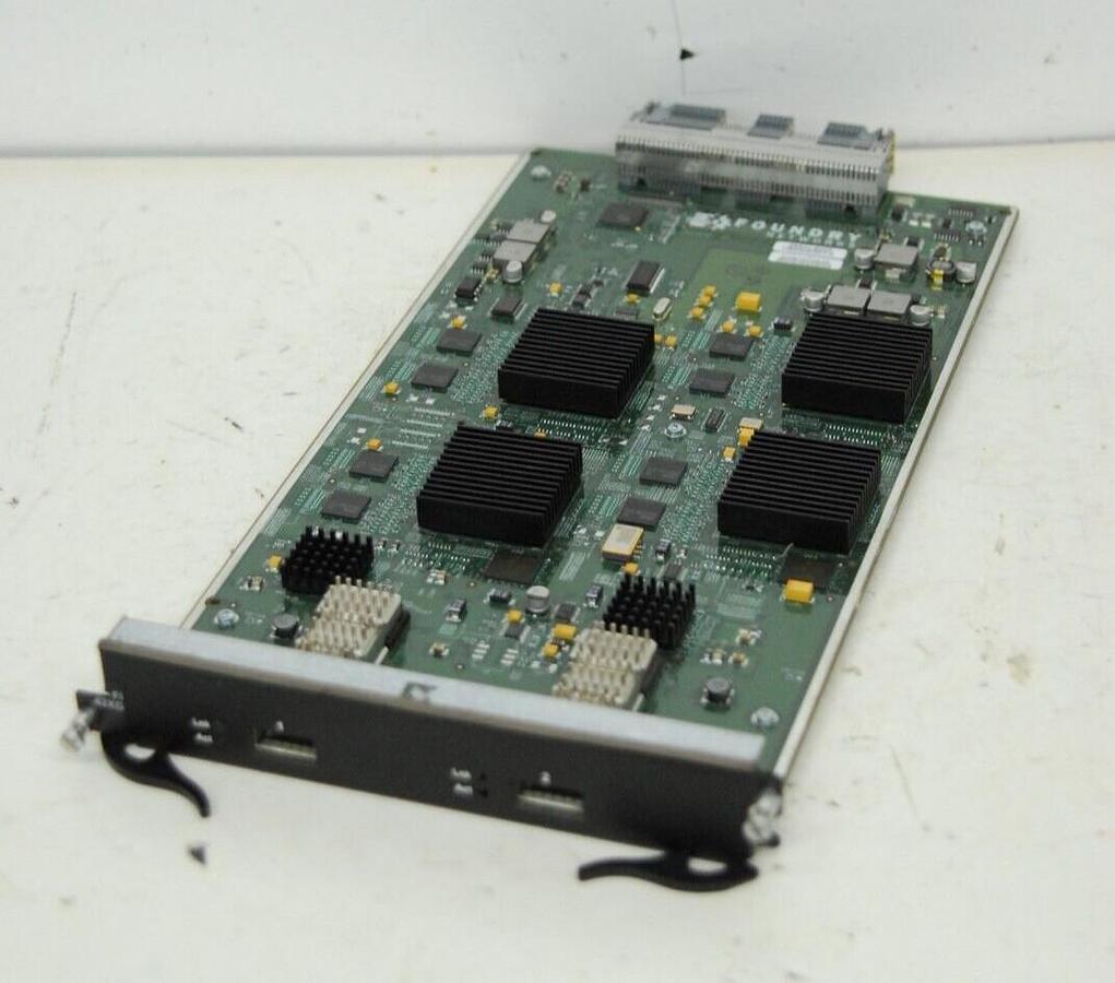 Used Foundry Networks SX-FI42XG FastIron SuperX 2-port XFP 10-Gigabit Ethernet module