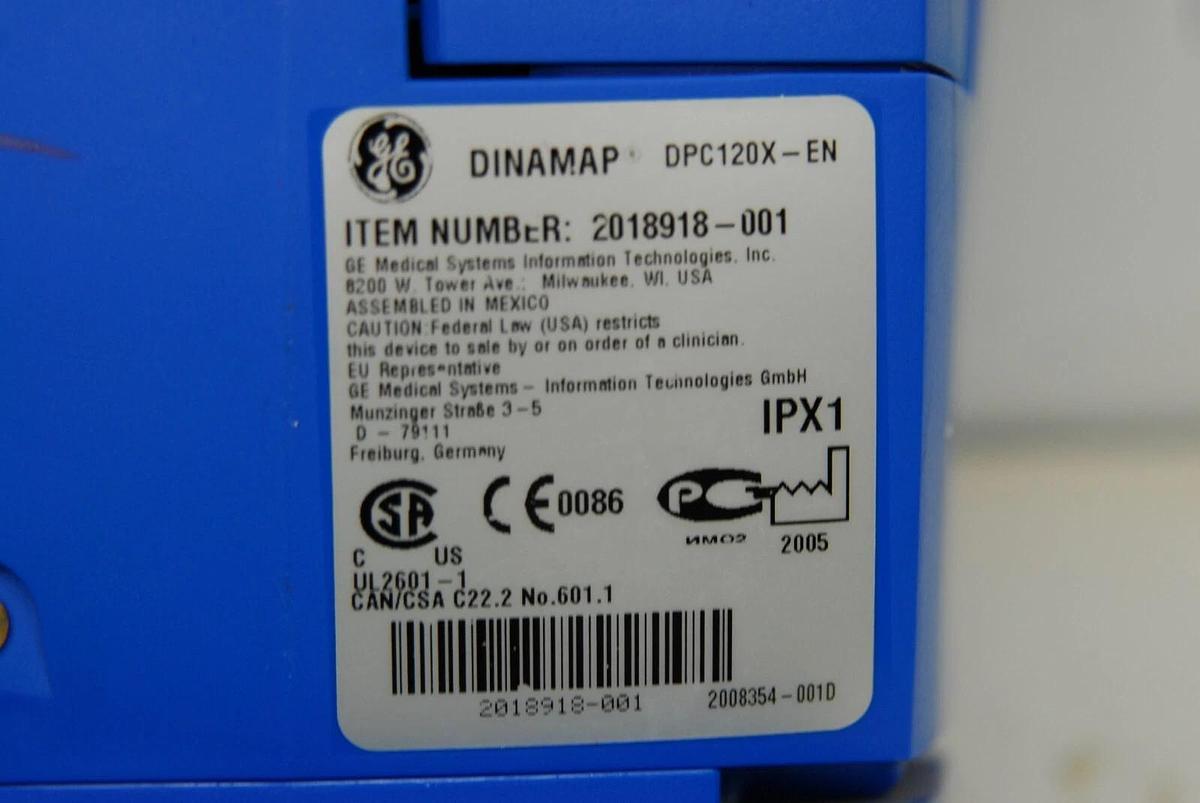 Used GE Dinamap (DPC120X-EN) Procare Auscultatory 100