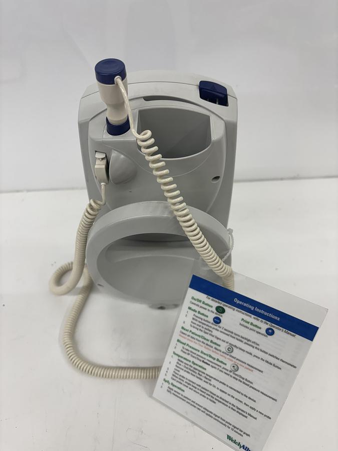Used Welch Allyn 420 Series Vital Monitor w/ Temp Probe + Power Supply