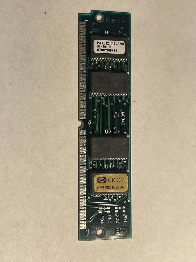 Used HP 1818-6838 8MB-EDO 60 DRAM