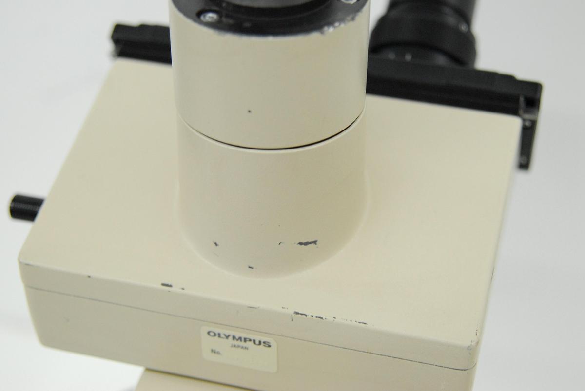 Used Olympus BH-2 BHTU Trinocular Microscope W/ DPlan 4/10/20/40 Objectives