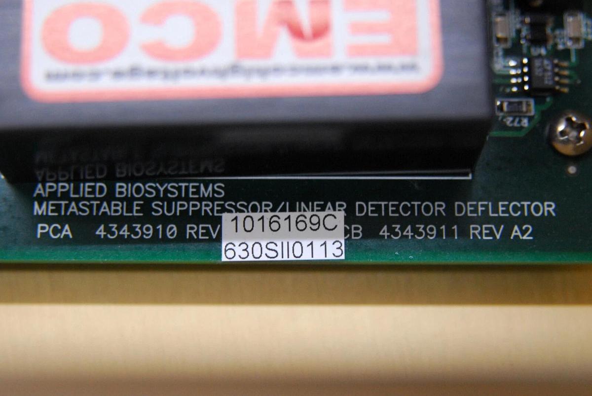 Used Applied Biosystems 1016169 Metastable Suppressor/Linear Detector Deflector