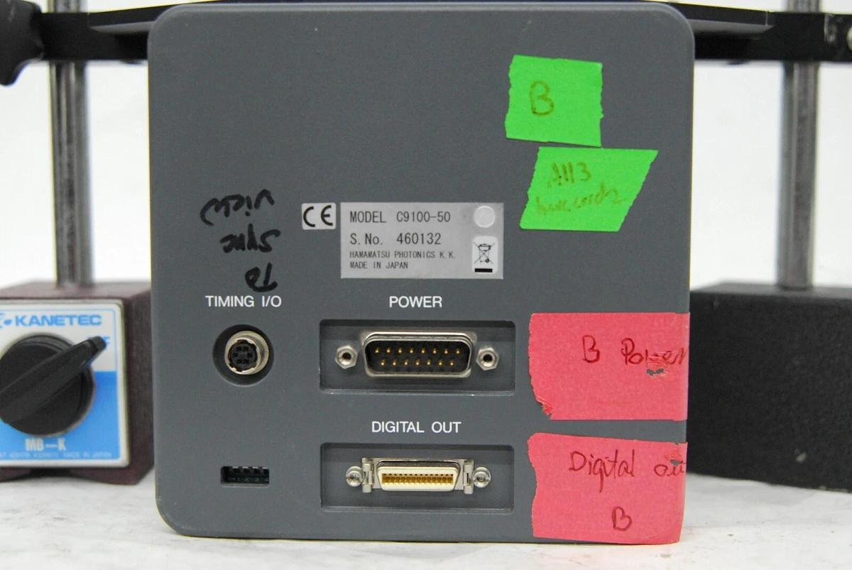 Used Hamamatsu EM-CCD C9100-50 Microscope Camera W/ Magnetic Mount - Read Description