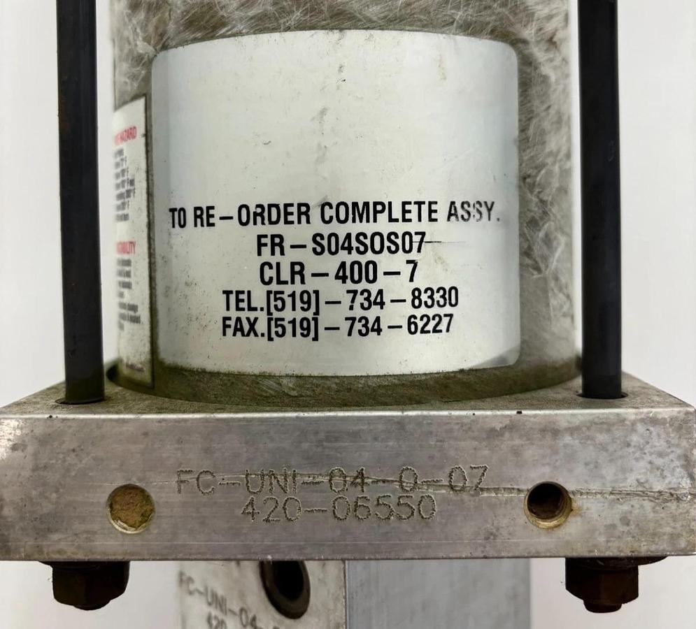 Used Ohma Systems CLR-400-7 Fluid Resevoir