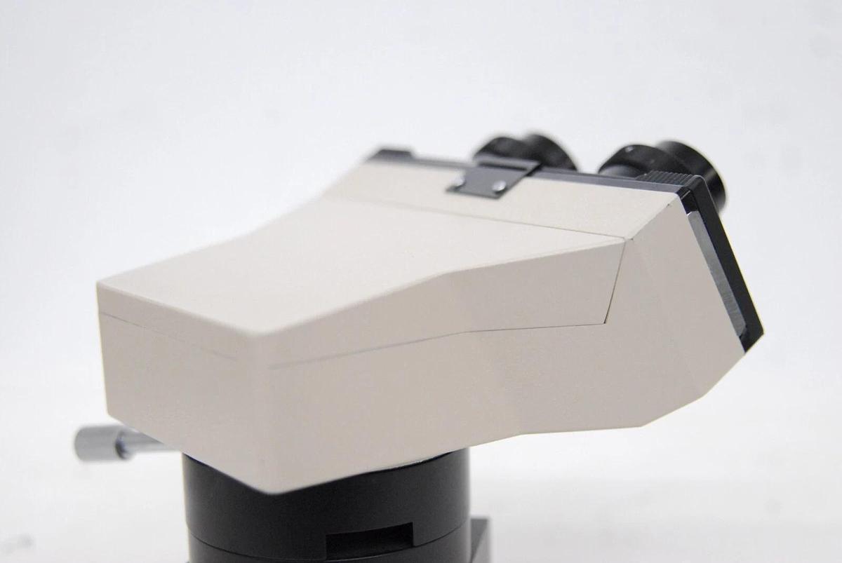 Used Olympus Binocular Microscope Head W/ Spectra-Tech 0047-172D IR-Plan Mount