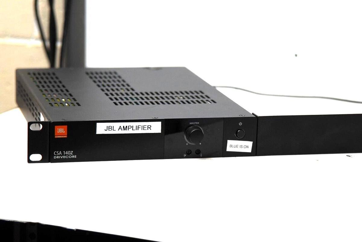 Used JBL CSA 140Z 40W 70/100V Power Amplifier - Tested Working