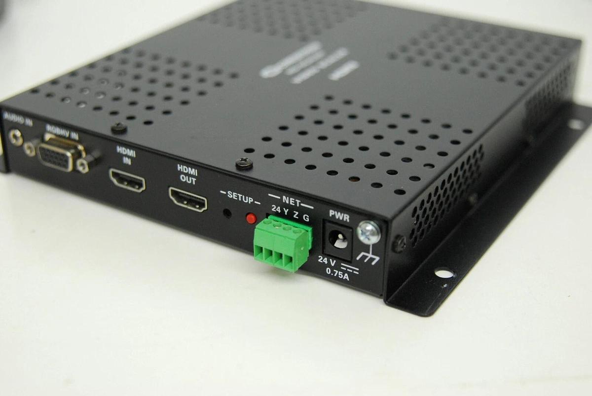 Used Crestron HD-SCALER 6504182 High-Definition Video Scaler W/ Power Adapter