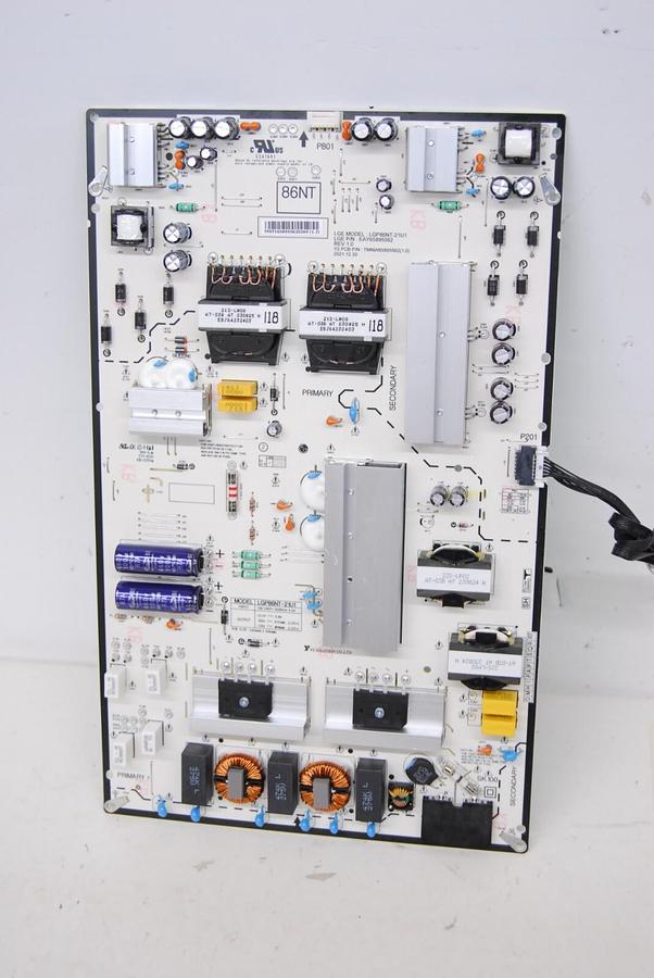 Used LG Power Supply Board LGP86NT-21U1, EAY65895562