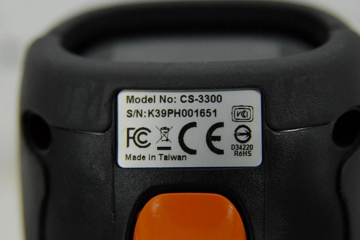 Used Axon Micrelec CS-3300 Laser Barcode Reader - TESTED