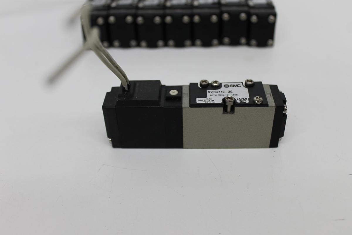 Used SMC NVFS2110-3G Soleniod Valve LOT OF 8