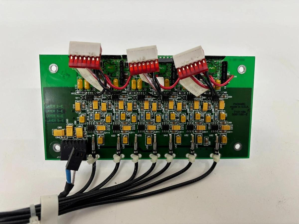 Used Packard 7101186 Photomultiplier Board