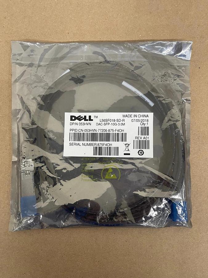 Used Dell L56SF018-SD-R Cable DAC-SFP-10G-3.0M