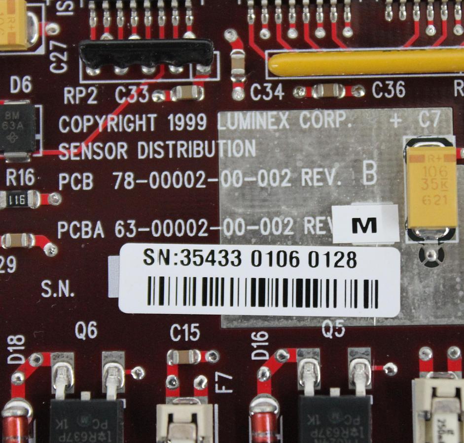 Used Luminex 100 LX1 Analog PCB 78-00005-00-003