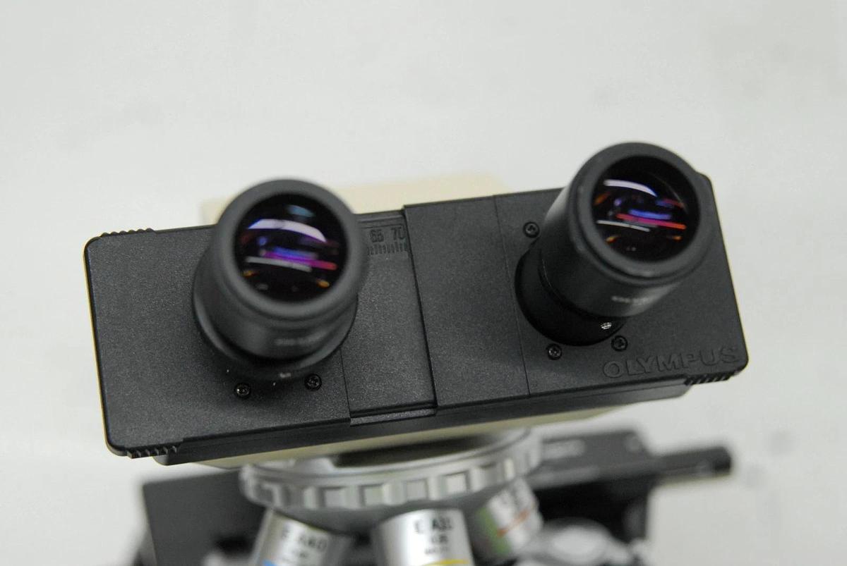 Used Olympus CH-2 CHT Binocular Microscope W/ E A4x/10x/40x Objectives