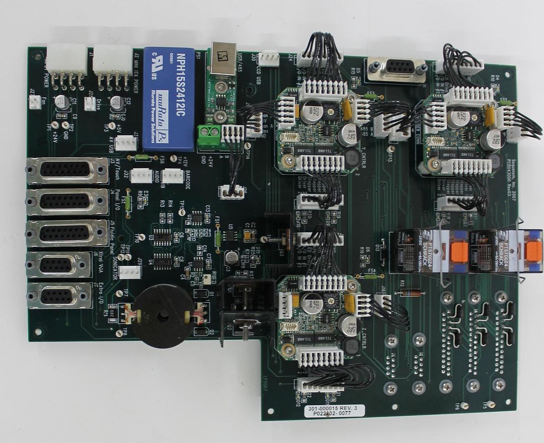 Used Sequenom PCB043000 301-000015 Main Board [Massarray Nanodispenser]