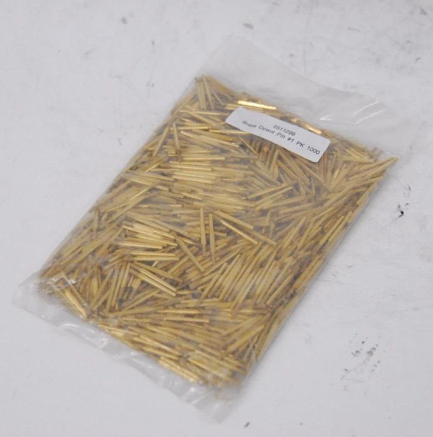 Used Dental Brass Dowel Pin #1 9511299 (1000pcs)