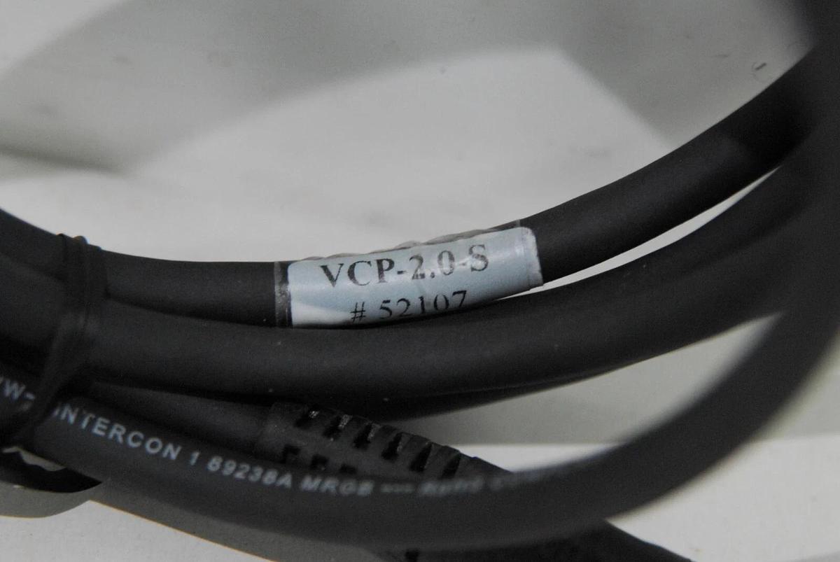 Used Nortech VCP-2.0-S Intercon 1 Camera Cable, 12-Pin Round QD Male to Female 2m