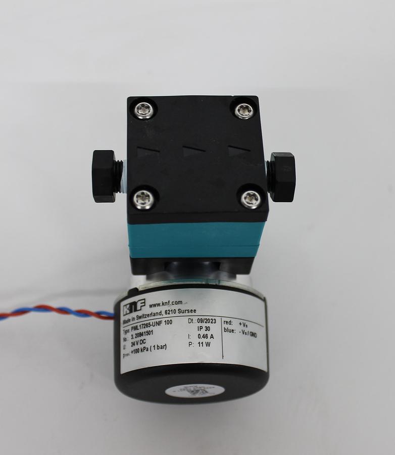 Used KNF PML17265-UNF 100 Diaphragm Liquid Pump 24V 0.46A +100kPa (1 bar)