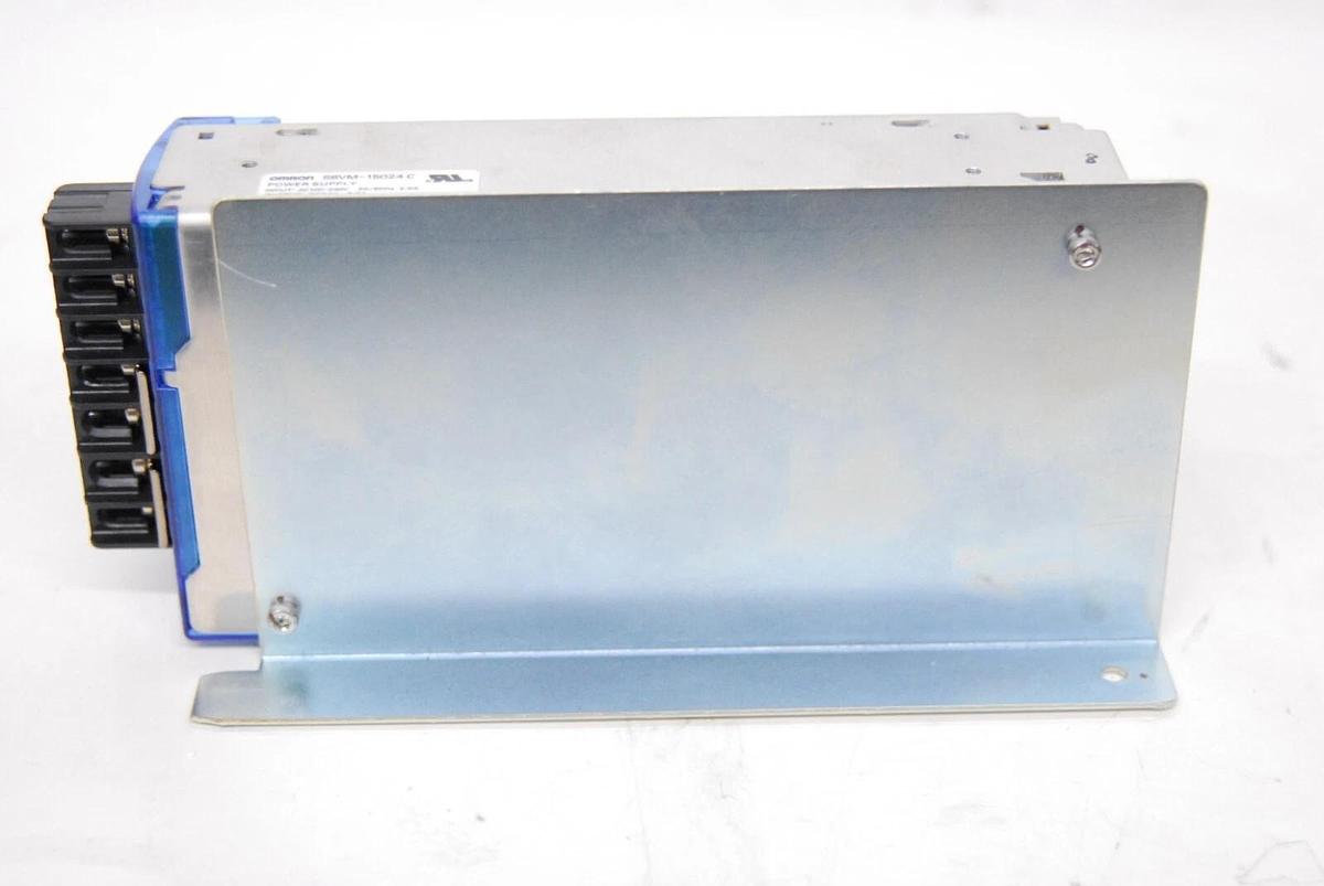 Used Omron S8VM-15024C Power Supply 150W 24V 6.5A 100/240V W/ Mounting Bracket