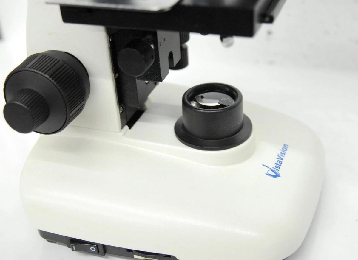 Used VWR Vistavision Compound Microscope W/ SP 4x/10x/40x/100x Objectives